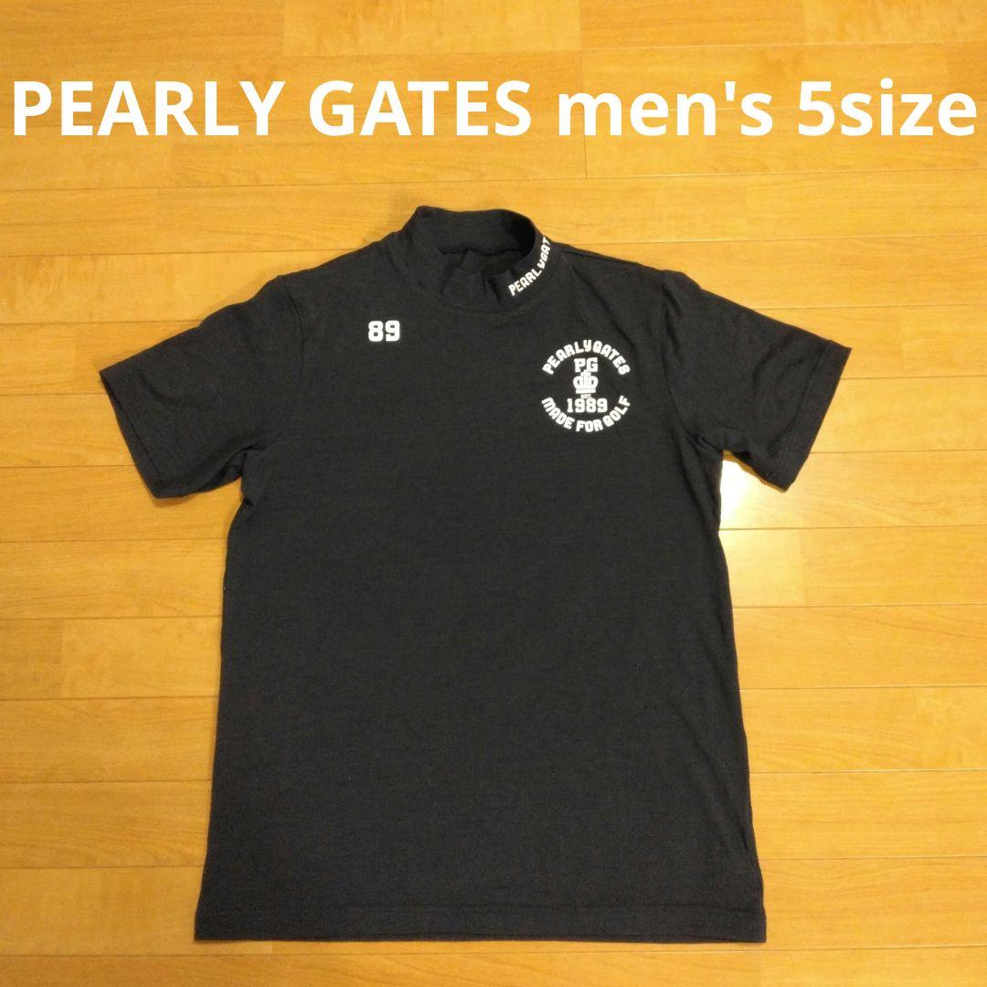 PEARLY GATES men'sモックネックシャツ 5size