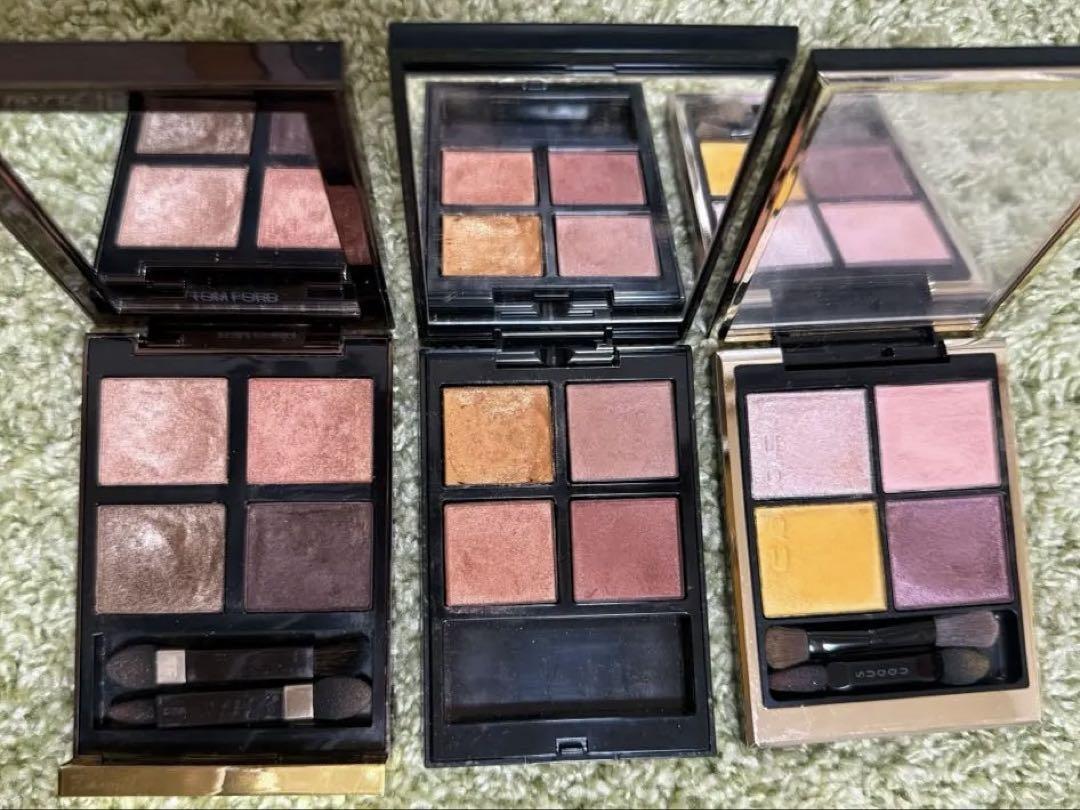 CHANEL トムフォード SUQQU アイシャドウ 等 3点セット まとめ売り トムフォード アイシャドウ 比較 シャネル」「SUQQU」「トム
