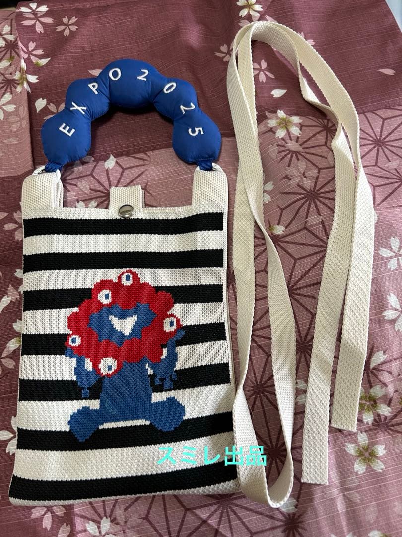 台湾限定　EXPO 2025 ミャクミャク　ニットハンドバッグ　2種類セット 台湾限定 EXPO 2025 ミャクミャク ニットハンドバッグ2種類セット