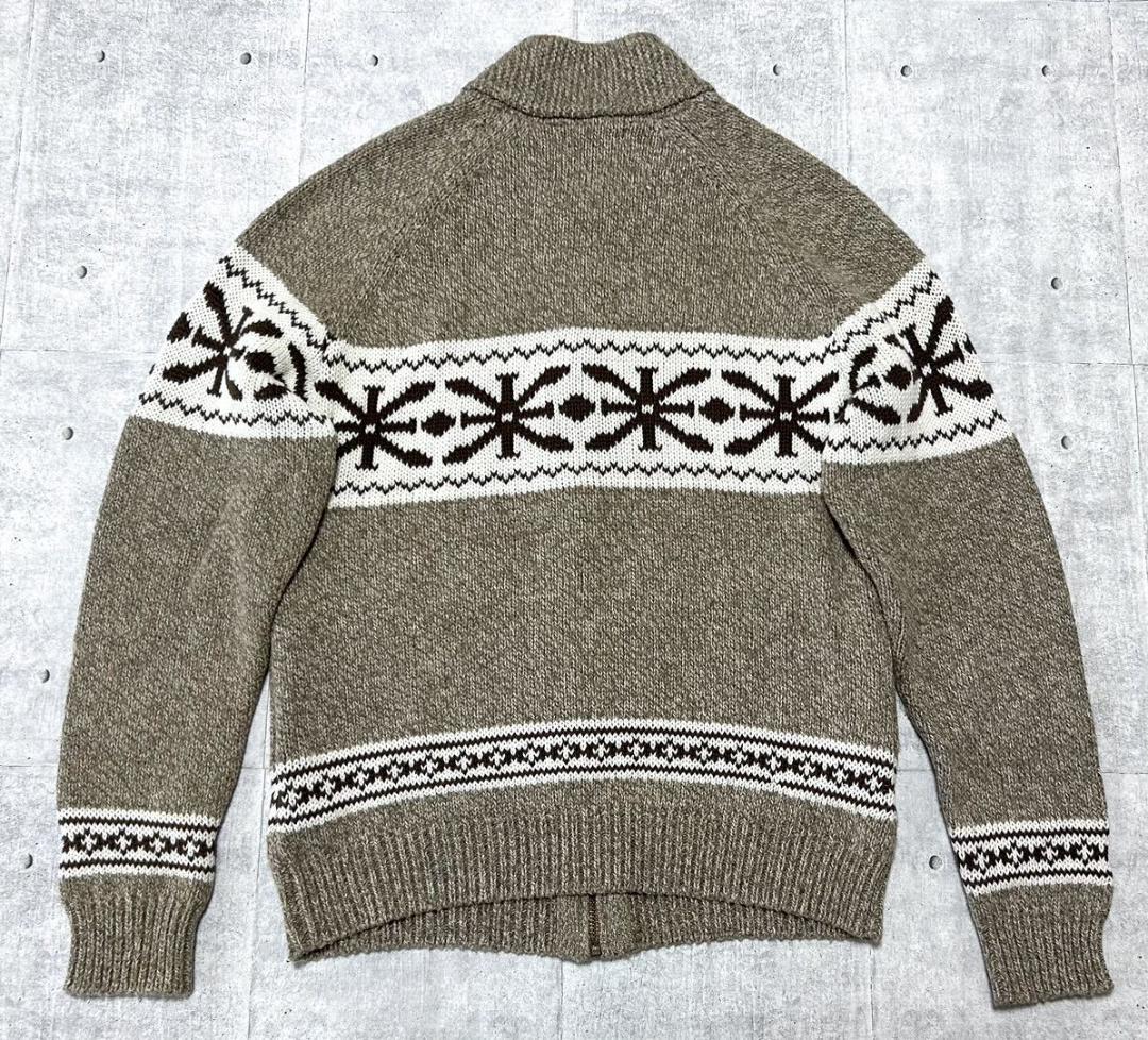 美品 Eddie Bauer ノルディック柄  カーディガン エディバウアー