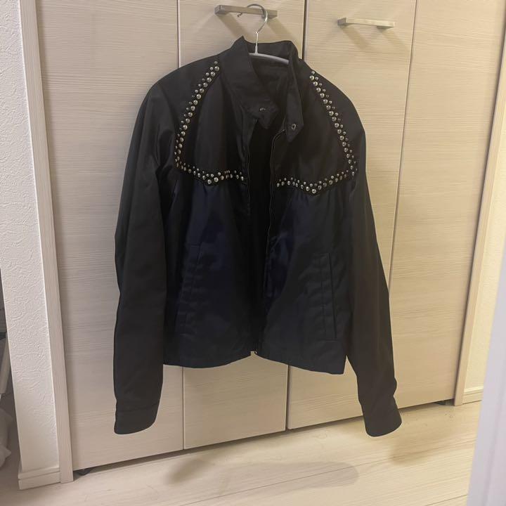 prada 12ss スタッズブルゾン 46