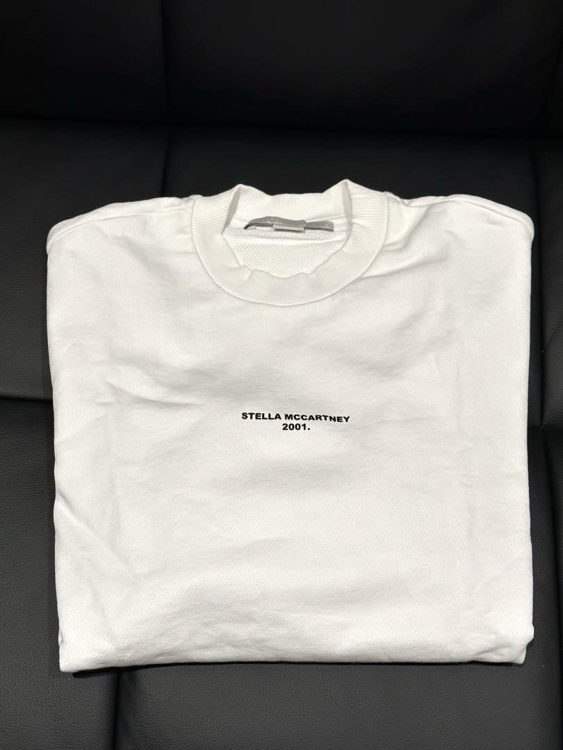 STELLA McCARTNEY ホワイト スリットトレーナー 9,000円