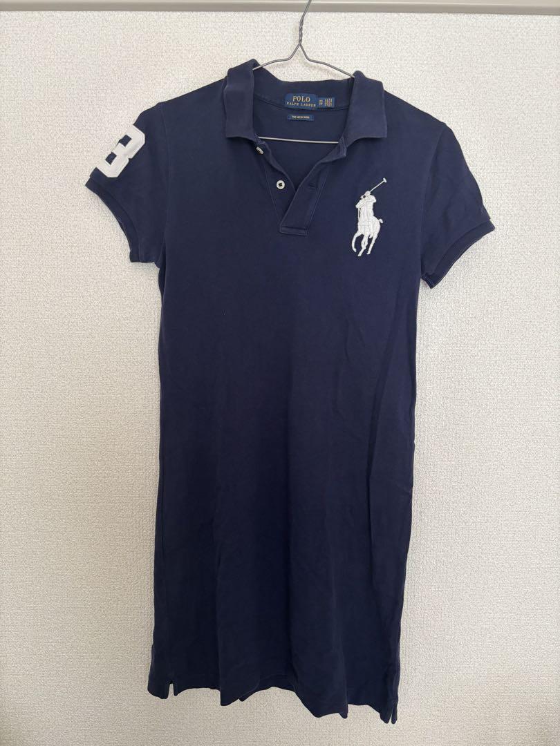 Polo Ralph Lauren ネイビー ポロシャツワンピース