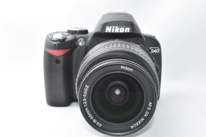 美品】シャッター回数3500回 Nikon D40 ブラック バッグ付き