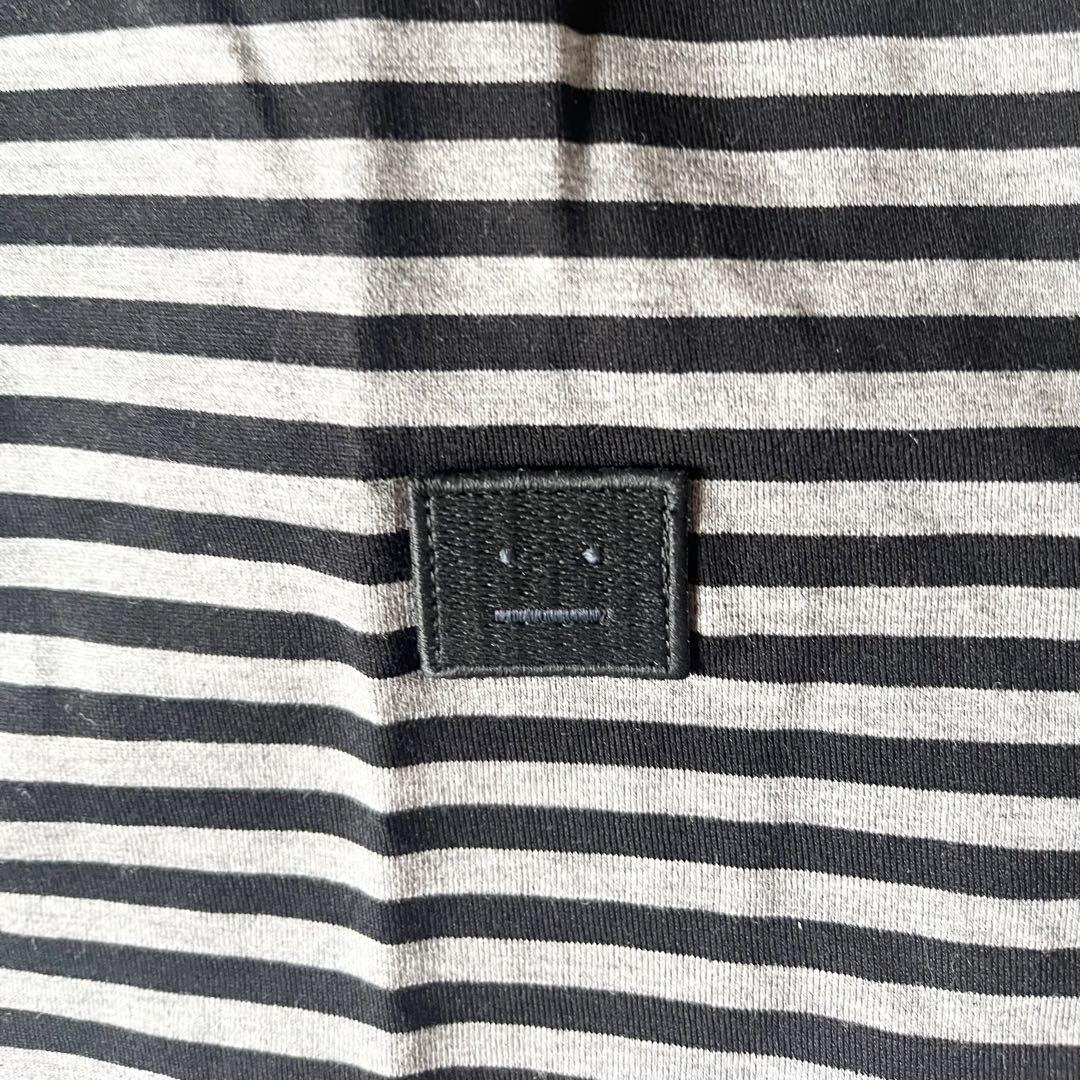 新品タグ付 Acne Studios Napa Face ボーダー Tシャツ - メルカリ