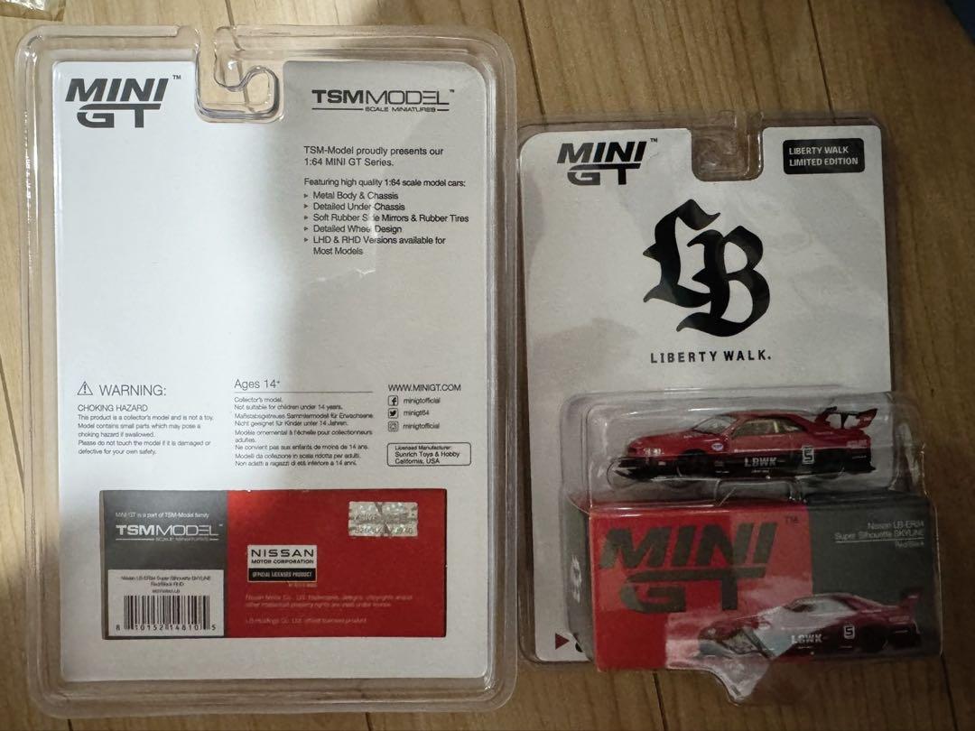ミニカー Mini gt ER 34 RED LBWK