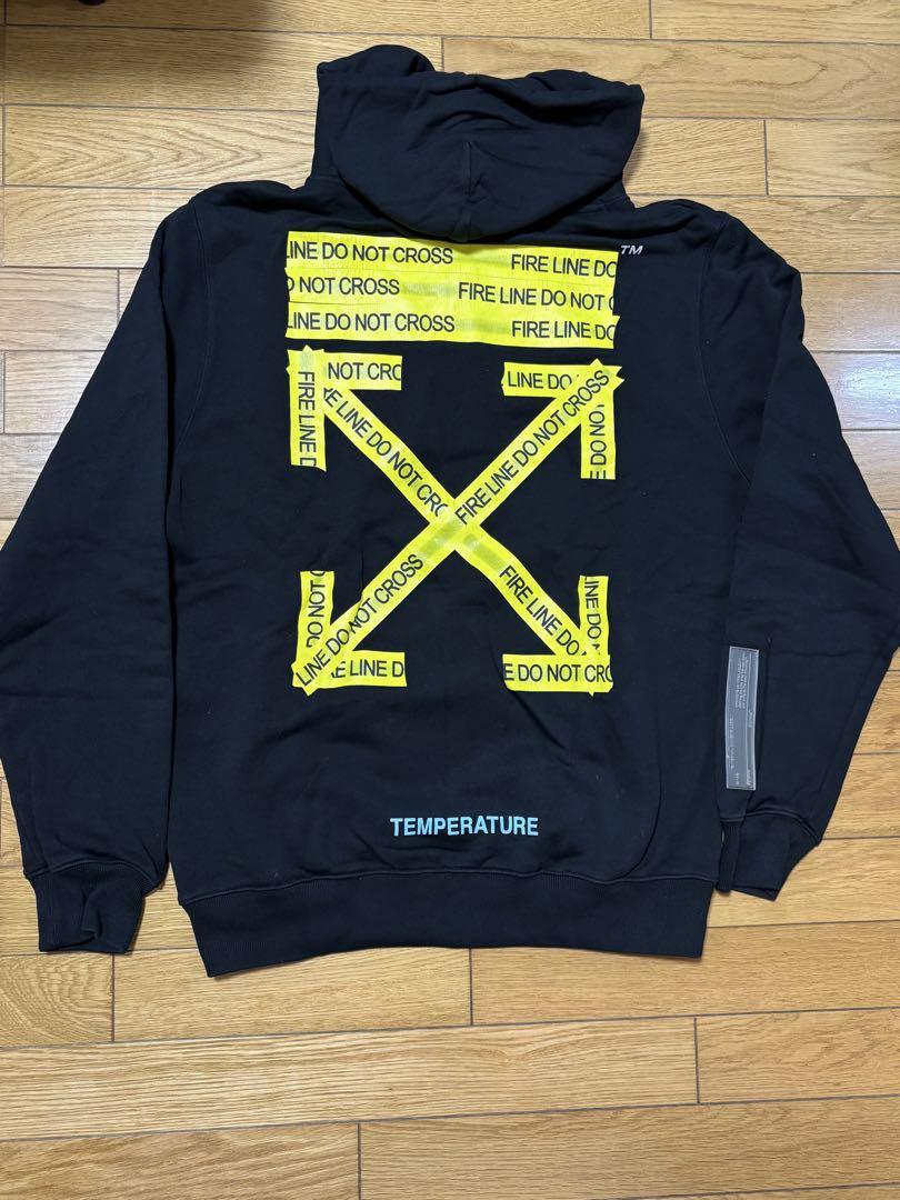 OFF-WHITE ブラック パーカー Sサイズ