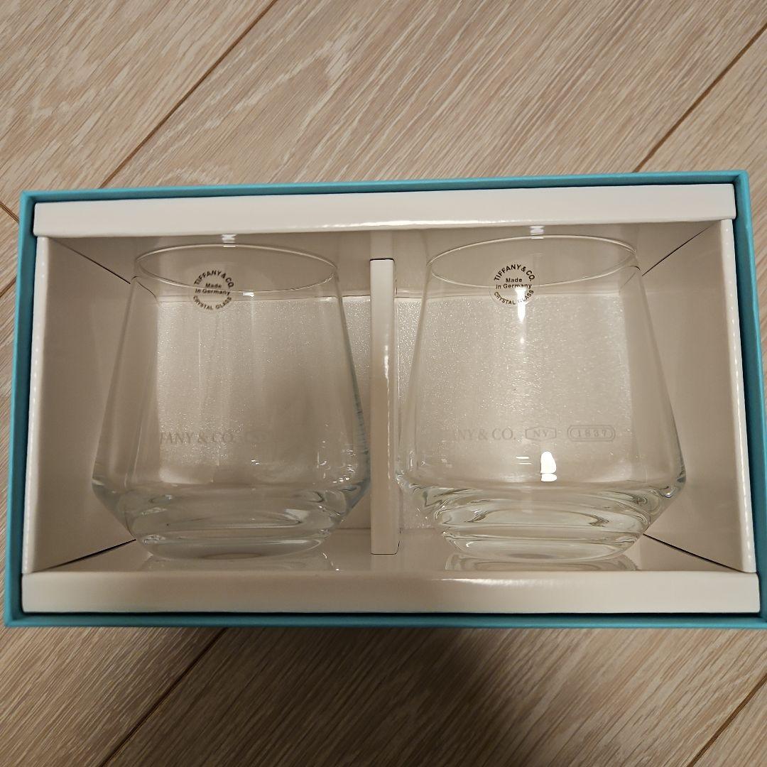 Tiffany & Co. グラス 2個セット ギフトボックス付き 値下げ可