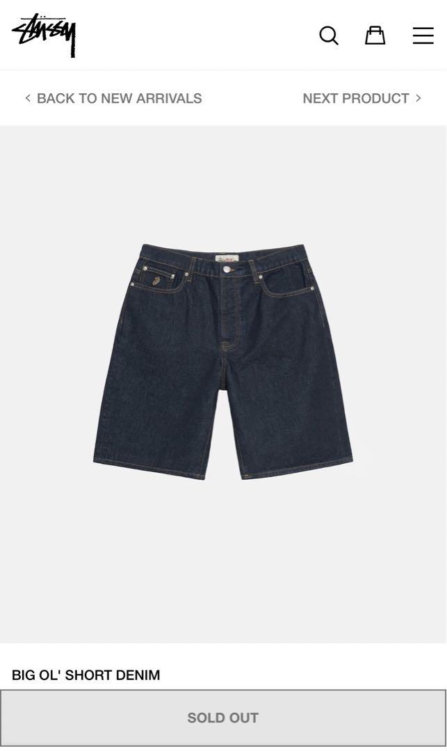 Stussy Big Ol' Jean SHORT Denim RAW 30 - メルカリ Stussy Big Ol' Jean SHORT Denim RAW 30 - メルカリ