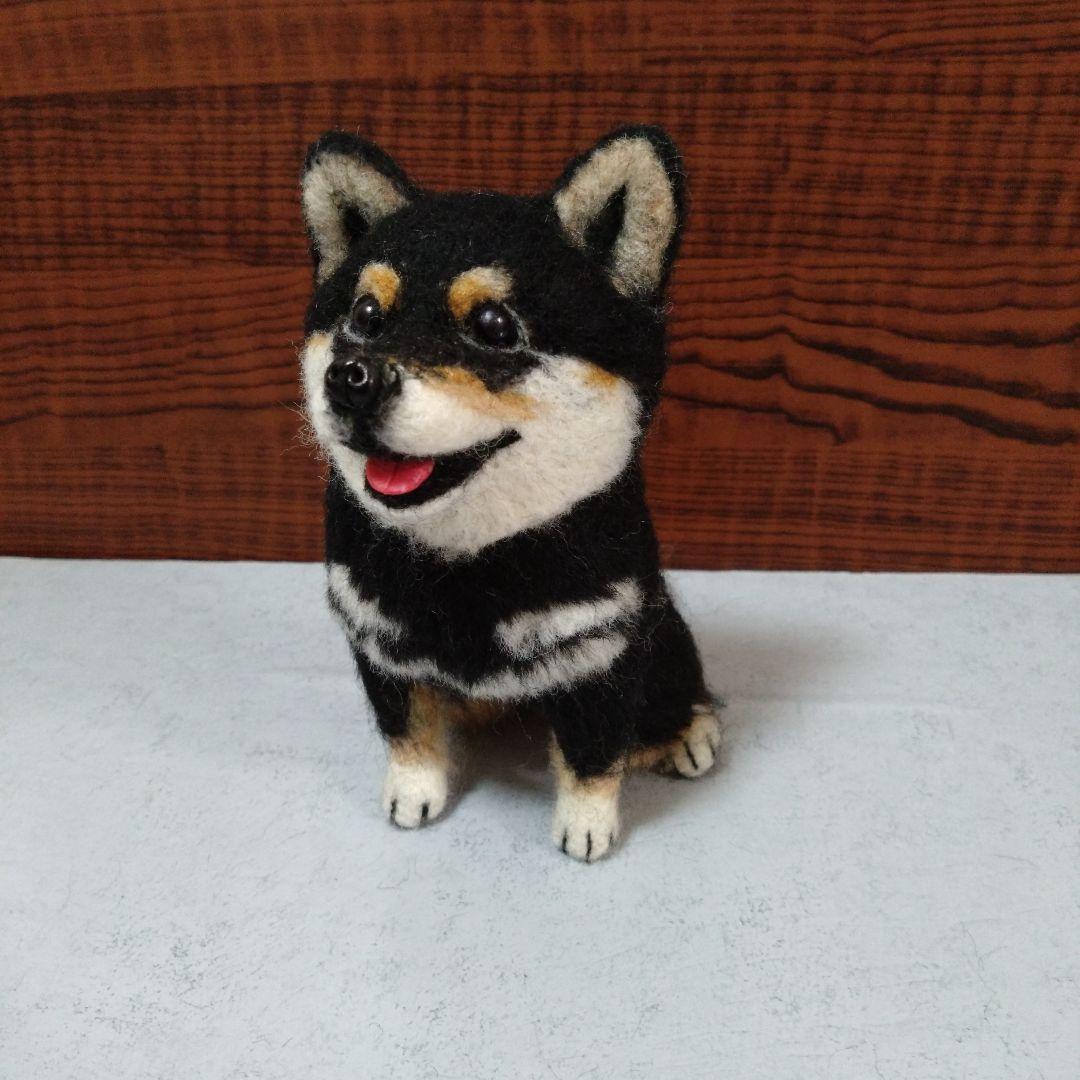 羊毛フェルト 柴犬 　ハンドメイド　犬