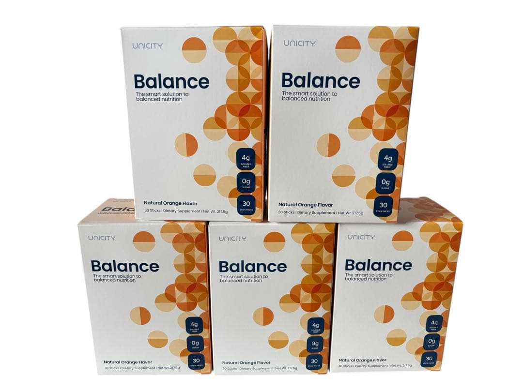 Unicity Balance バランス 5箱　ナチュラルオレンジ味　新品未使用