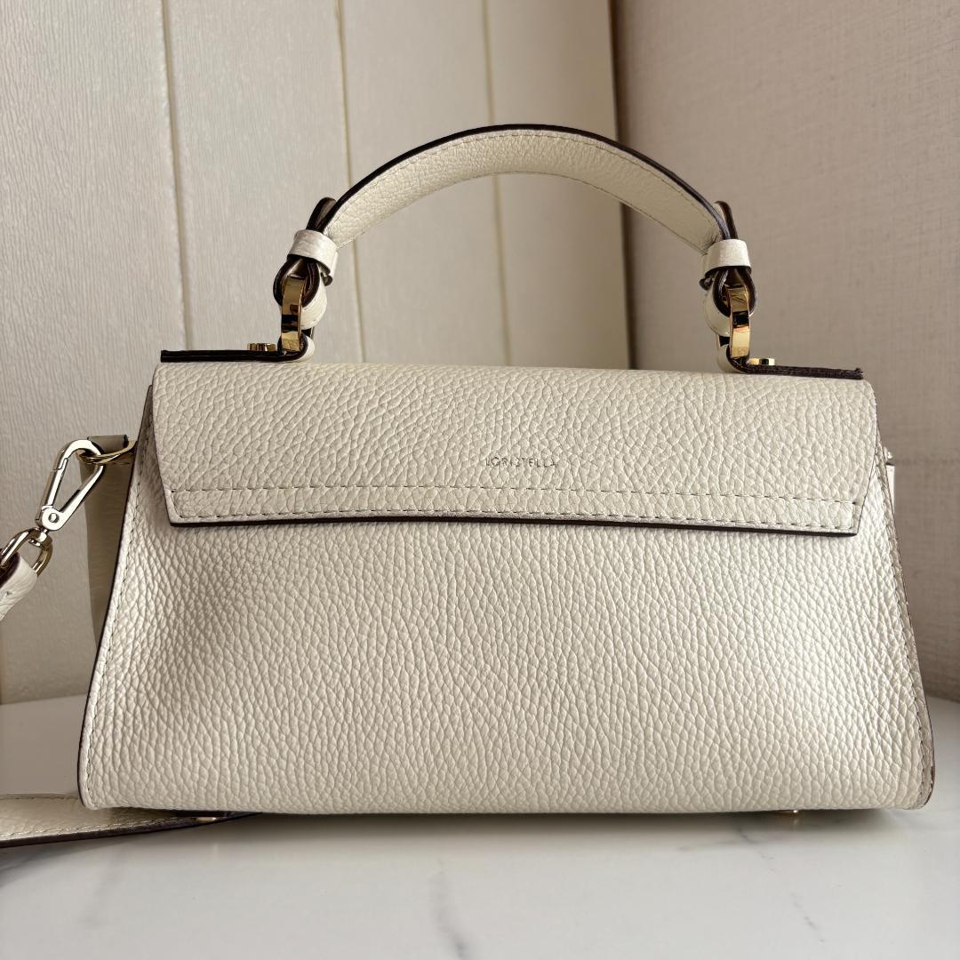 【極美品】ロリステッラ　BETH　Mサイズ　2wayショルダーバッグ　白　本革