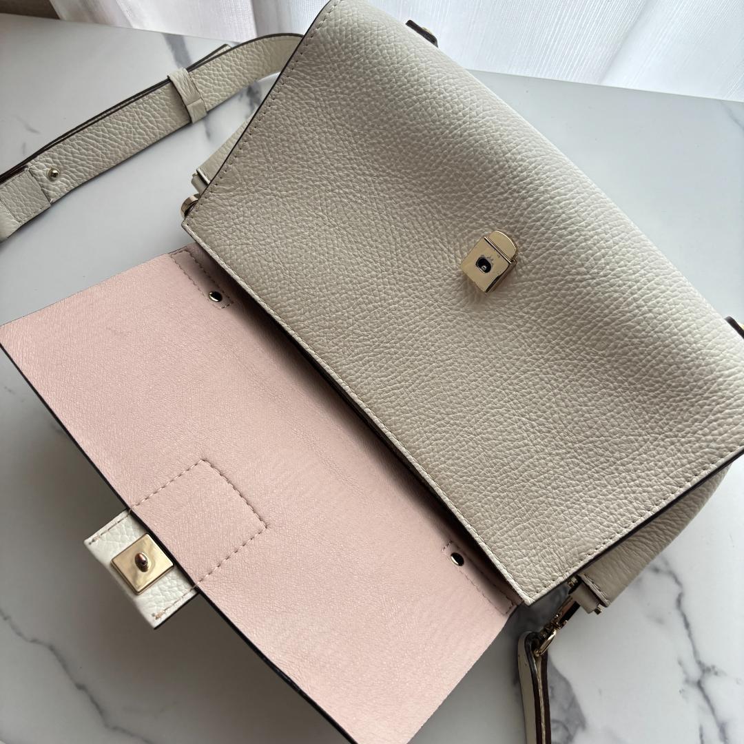 【極美品】ロリステッラ　BETH　Mサイズ　2wayショルダーバッグ　白　本革
