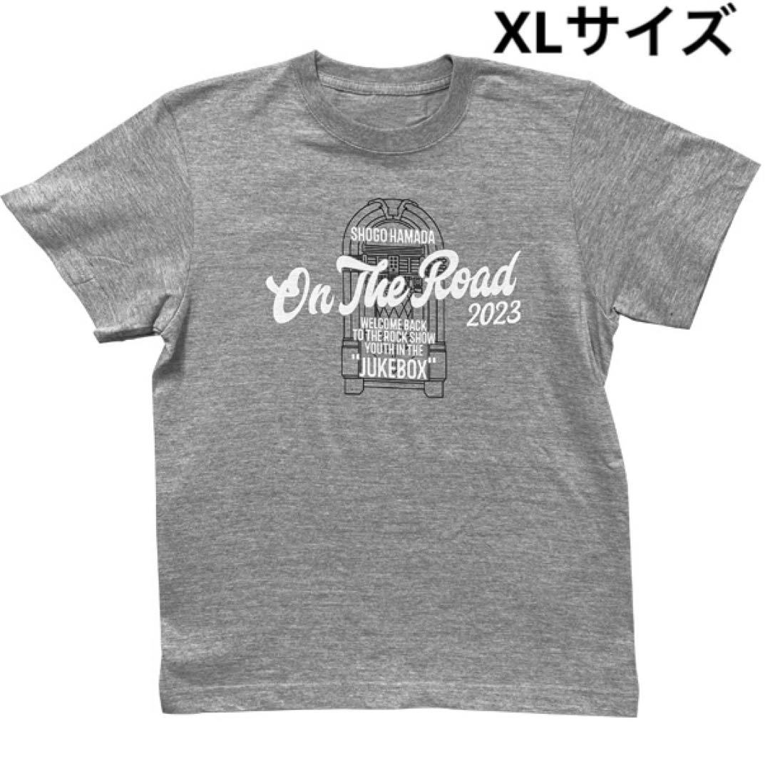 浜田省吾 ON THE ROAD 2023 Tシャツ グレー - メルカリ