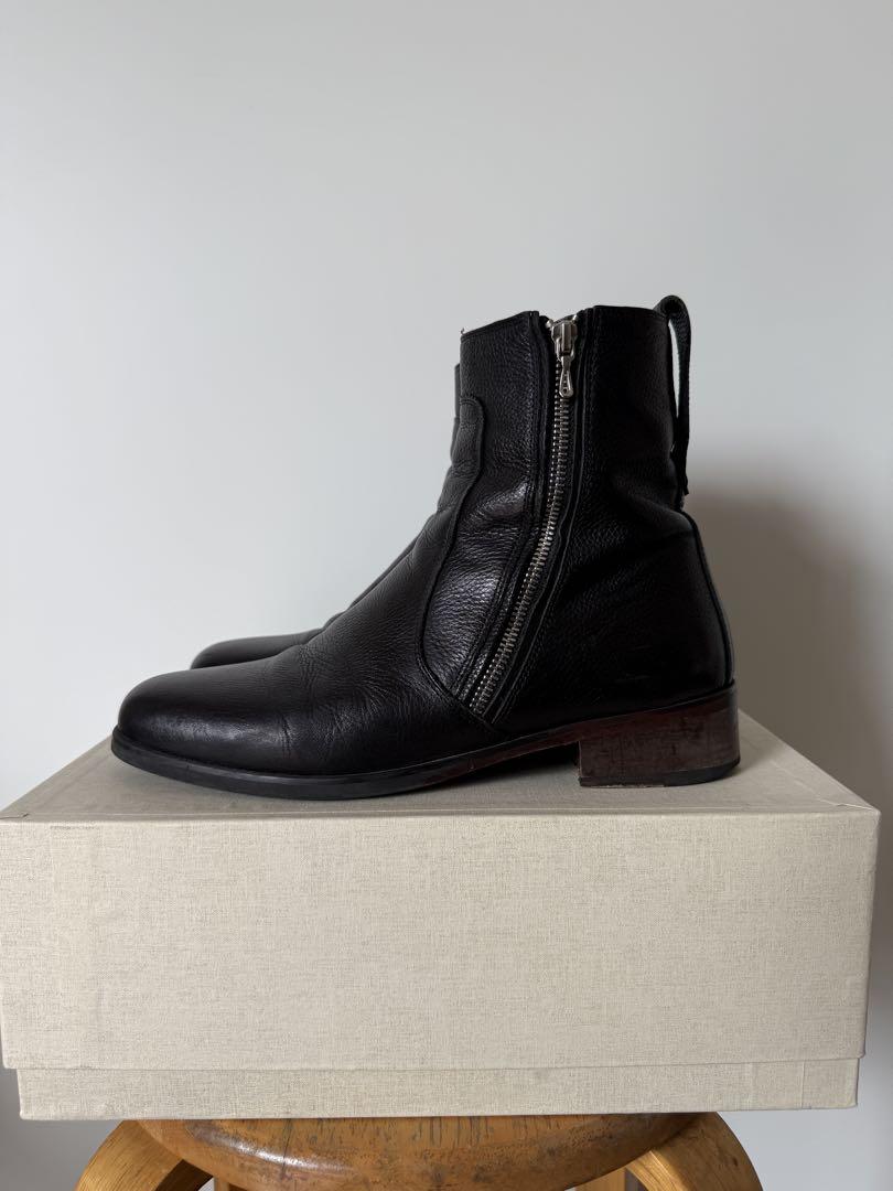 【Llife】SLIGHT SQUARE ZIP BOOTS (size:41)