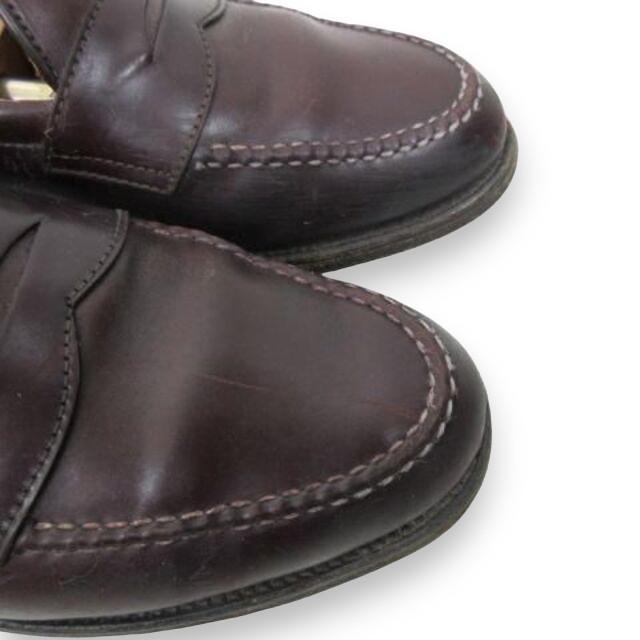 定価約12万円 Alden コイン ペニーローファー シューズ レザー 26cm