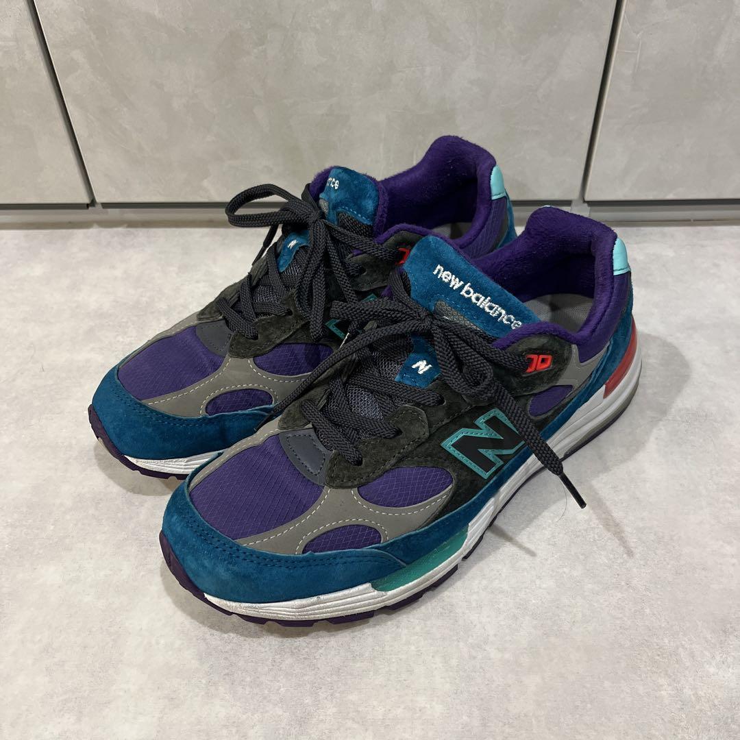 New Balance M992TC スニーカー パープル/ターコイズ