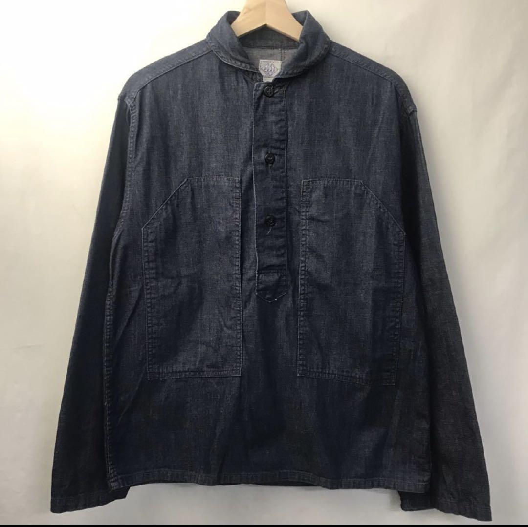 【メーカー直売】 POST O'ALLS デニム プルオーバージャケットUSA製 トップス