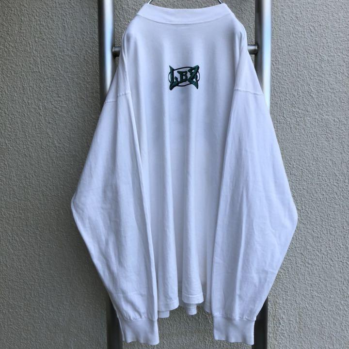 LBZ ロングスリーブTシャツ 90s USA製 白 モックネック