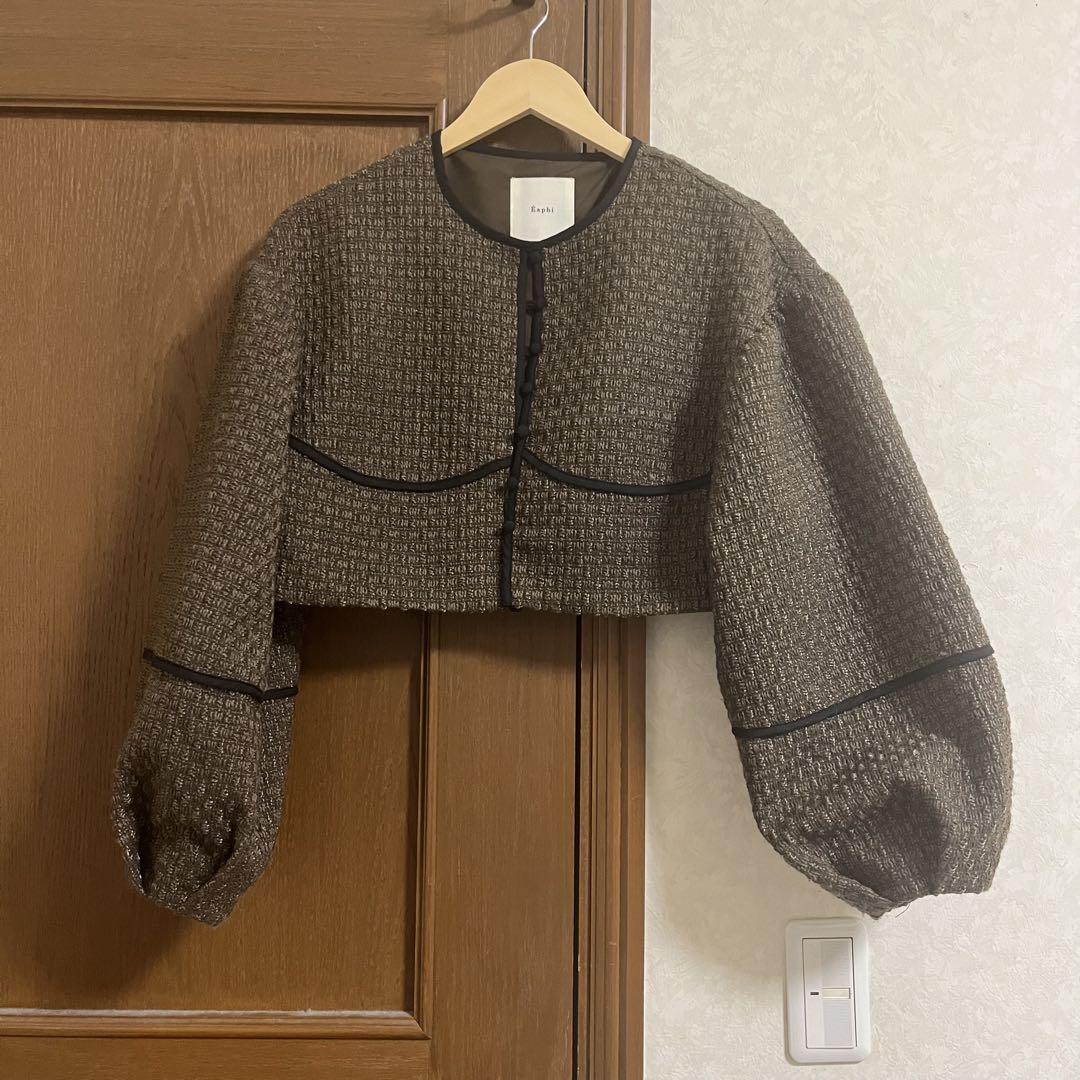 TWEED SHORT JACKET セットアップ