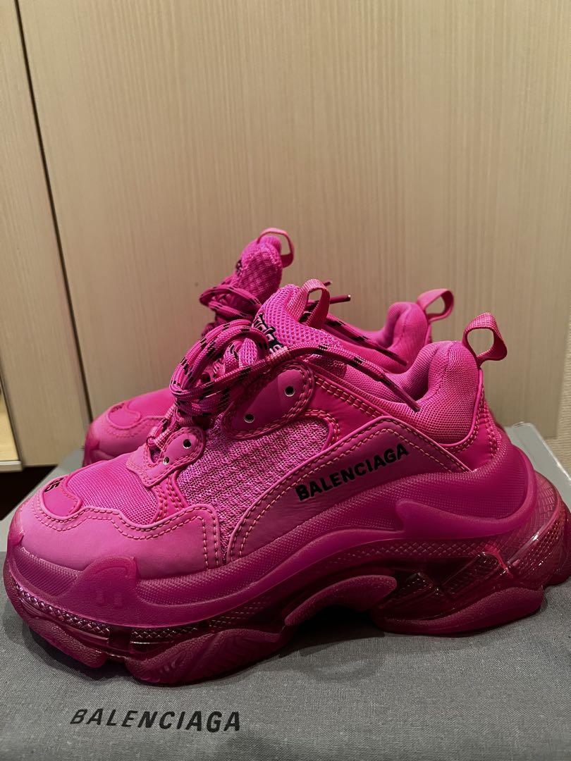 BALENCIAGA ピンク スニーカー 35 - メルカリ