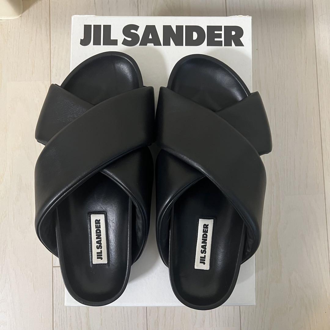 jil sander クロスストラップサンダル 41 jil sander クロスストラップサンダル 41