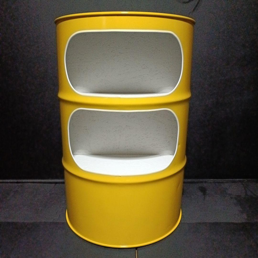 200㍑ドラム缶BOX【イエロー】