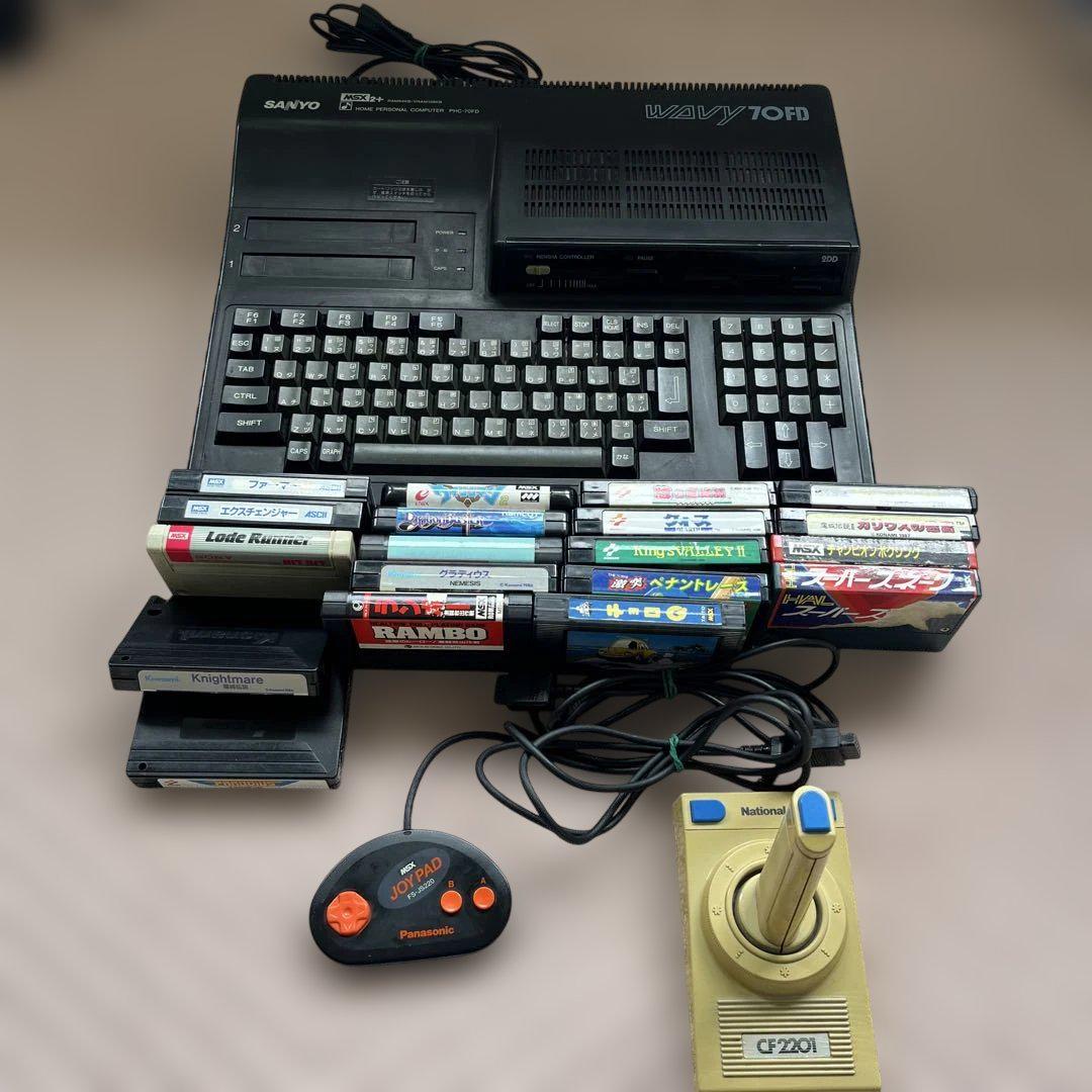 すぐに遊びまくれるカートリッジ21本➕パッドSANYO WAVY 70FD 本体