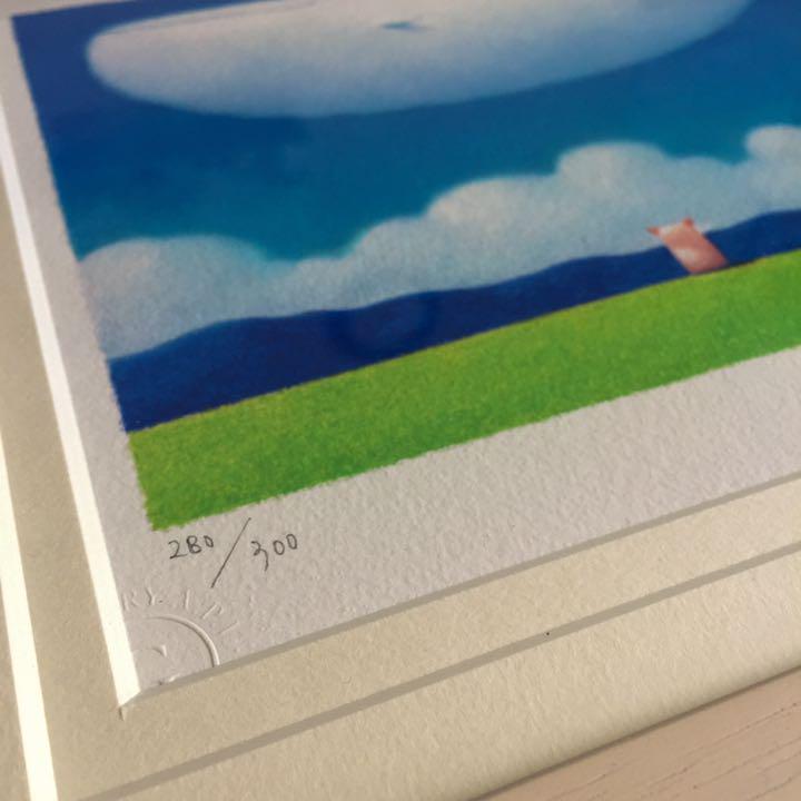 渡辺宏　空からのおくりもの　372/500 ジクレー版画 HIROSHI WATANABE ART STUDIO Online Shop