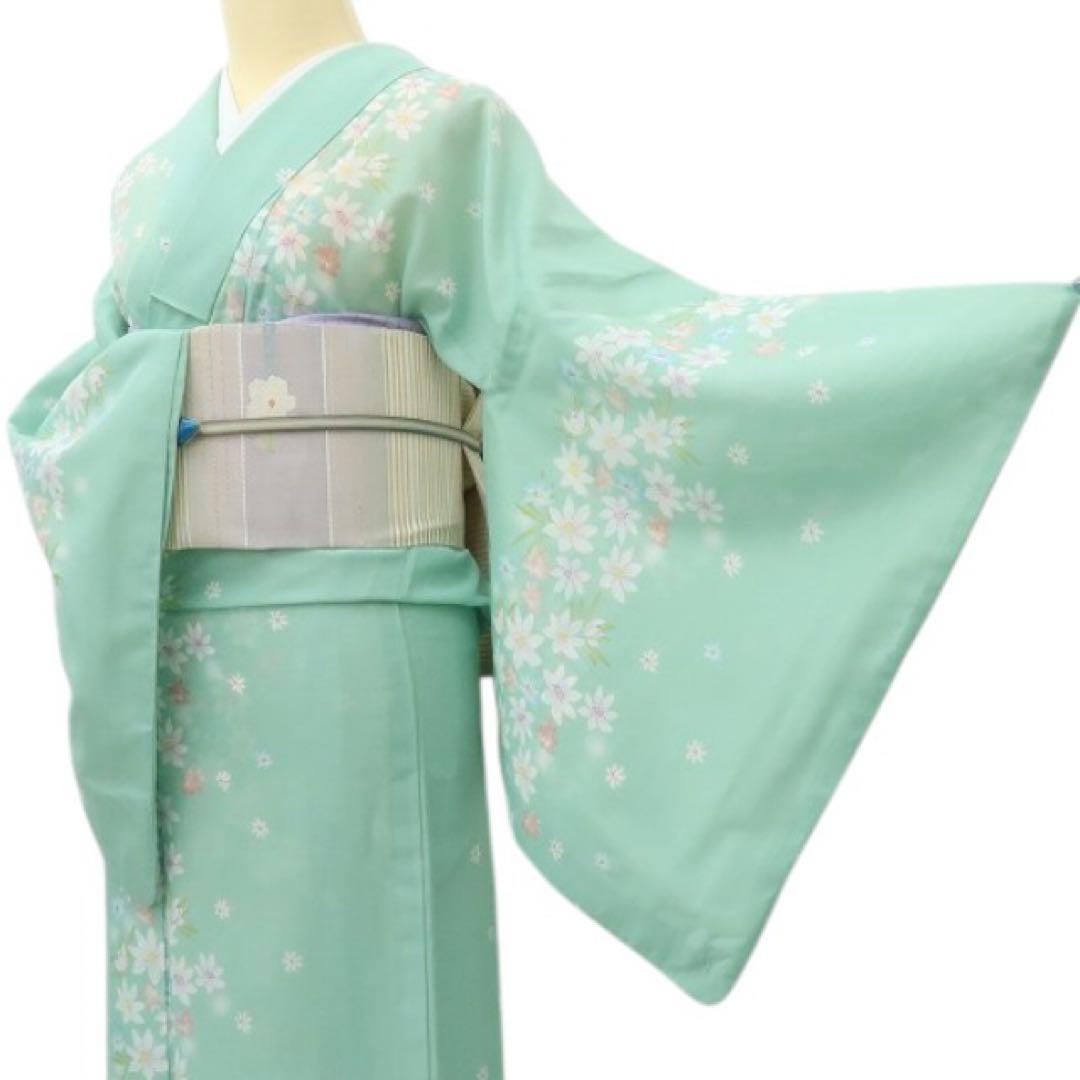 洗える夏着物 トールサイズ 花柄 絽 小紋 着物 A3034 - メルカリ