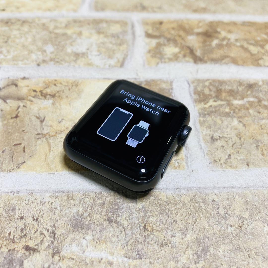 爆買い!】 Apple Watch Series3 38mm GPS 純正バンド付き グレイ