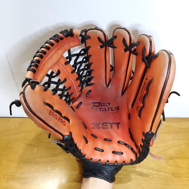 【希少 限定モデル】ZETT 赤星 憲広 GRAN STATUS 日本製 ② ZETT 赤星憲広モデル 限定品 本人使用カラー 児童用 外野用 軟式