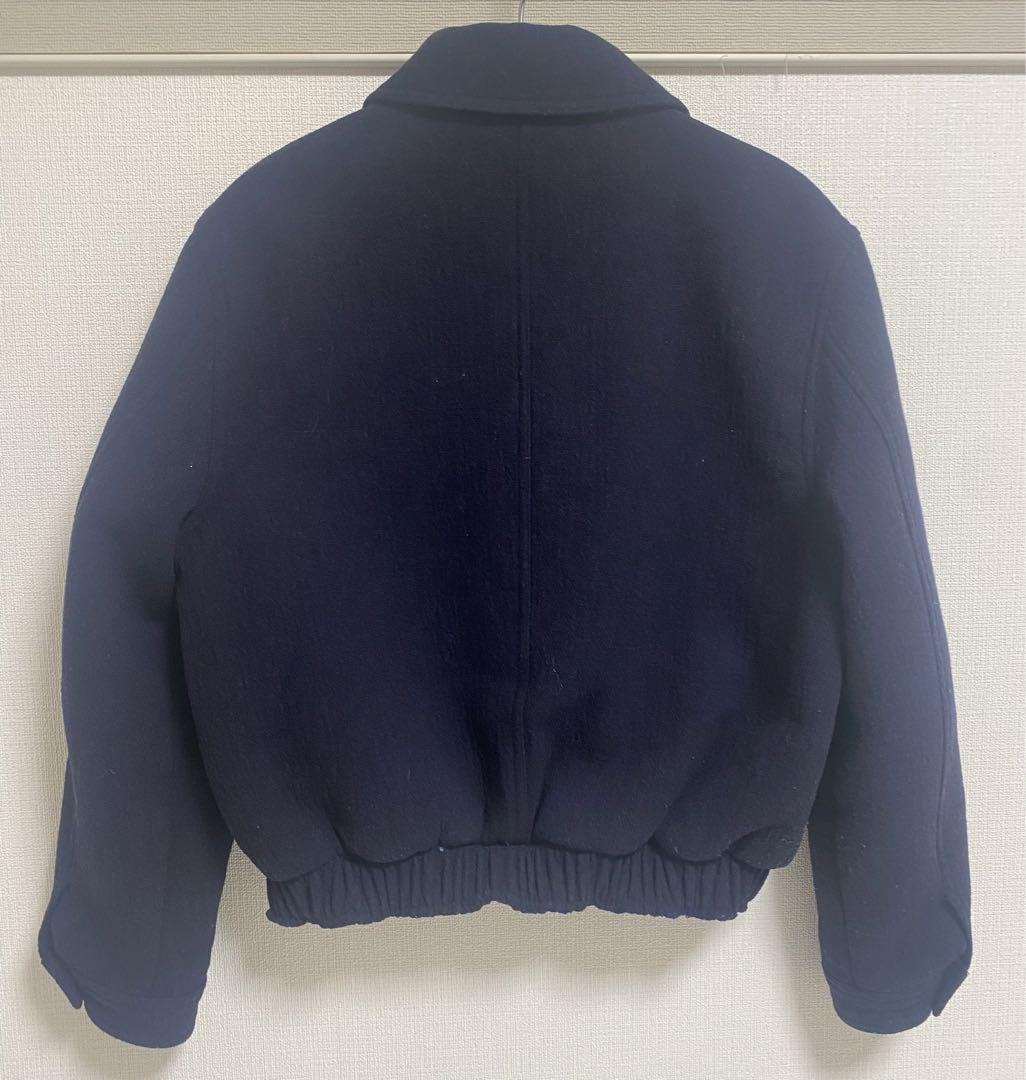 ジャケット・アウター ohotoro Mannish Wool Blouson OHOTORO wool blouson jacket navy ノームコア（OHOTORO Mannish