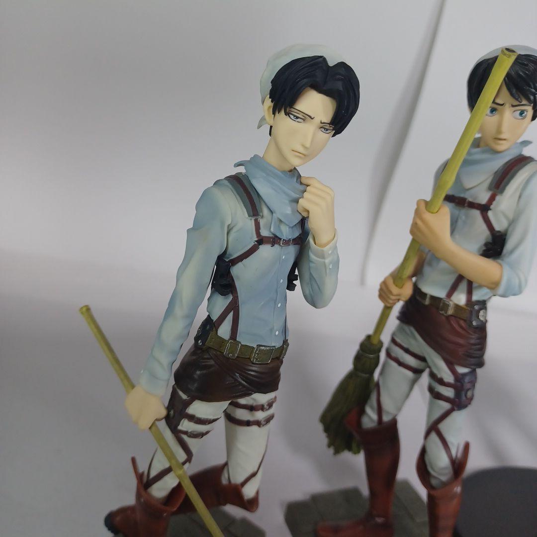 進撃の巨人 DXF エレン リヴァイフィギュア　掃除　ファイナルシーズン 進撃の巨人 DXF エレン リヴァイフィギュア 掃除 ファイナル