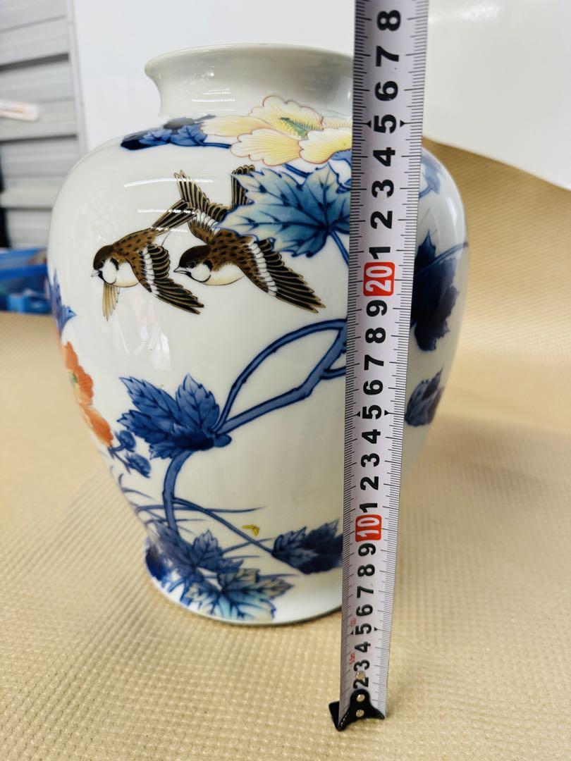 全国配送無料 深川製磁 花瓶 ツボ 飾り物 置き物 工芸品｜Yahoo