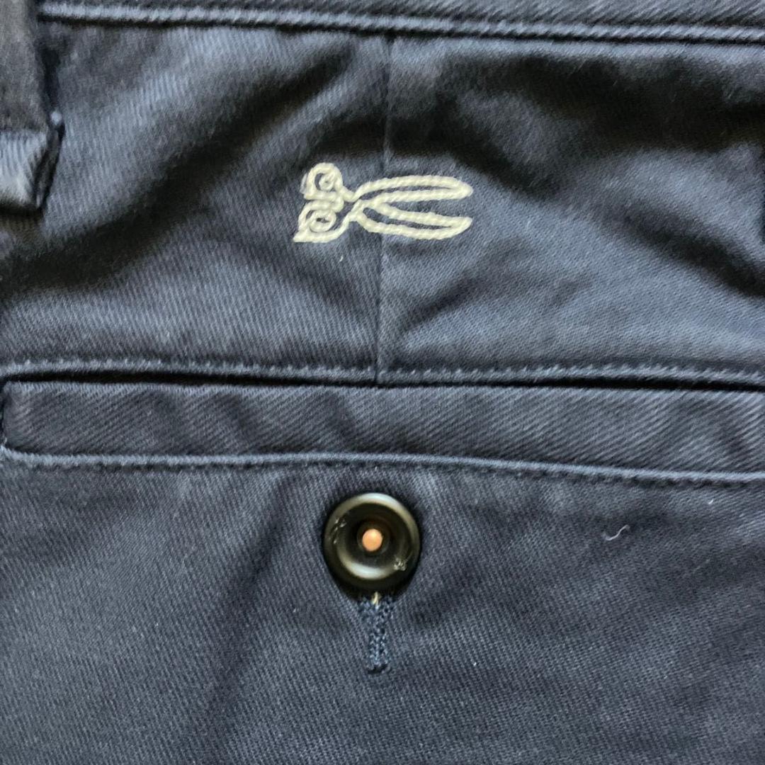 DENHAM LONDON デンハム ロンドン チノパン ストレッチパンツ 紺