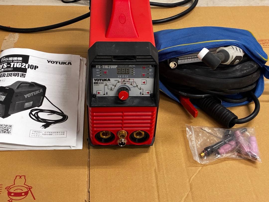 YOTUKA YS-TIG200P デジタルTIG溶接機やや傷や汚れあり
