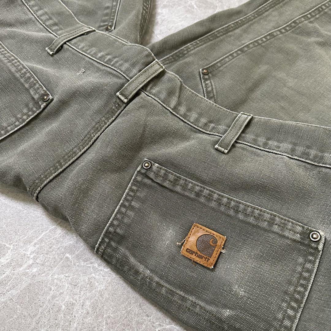 【雰囲気】カーハート ダブルニー ダック ペインターパンツ MOS 36*32