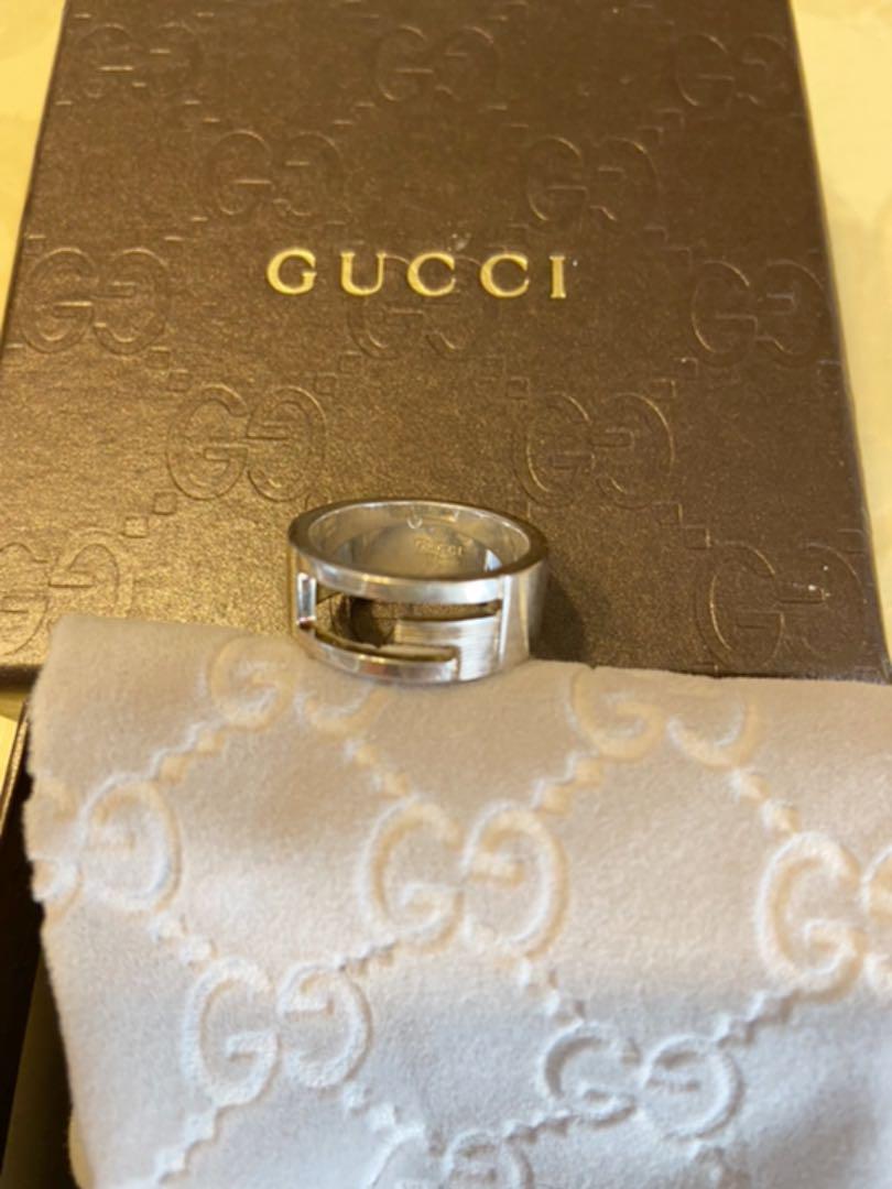 当社の 美品 GUCCI シルバーリング 箱つき リング - www.qualitygb.do 直営通販サイト リング 箱あり GUCCI リング