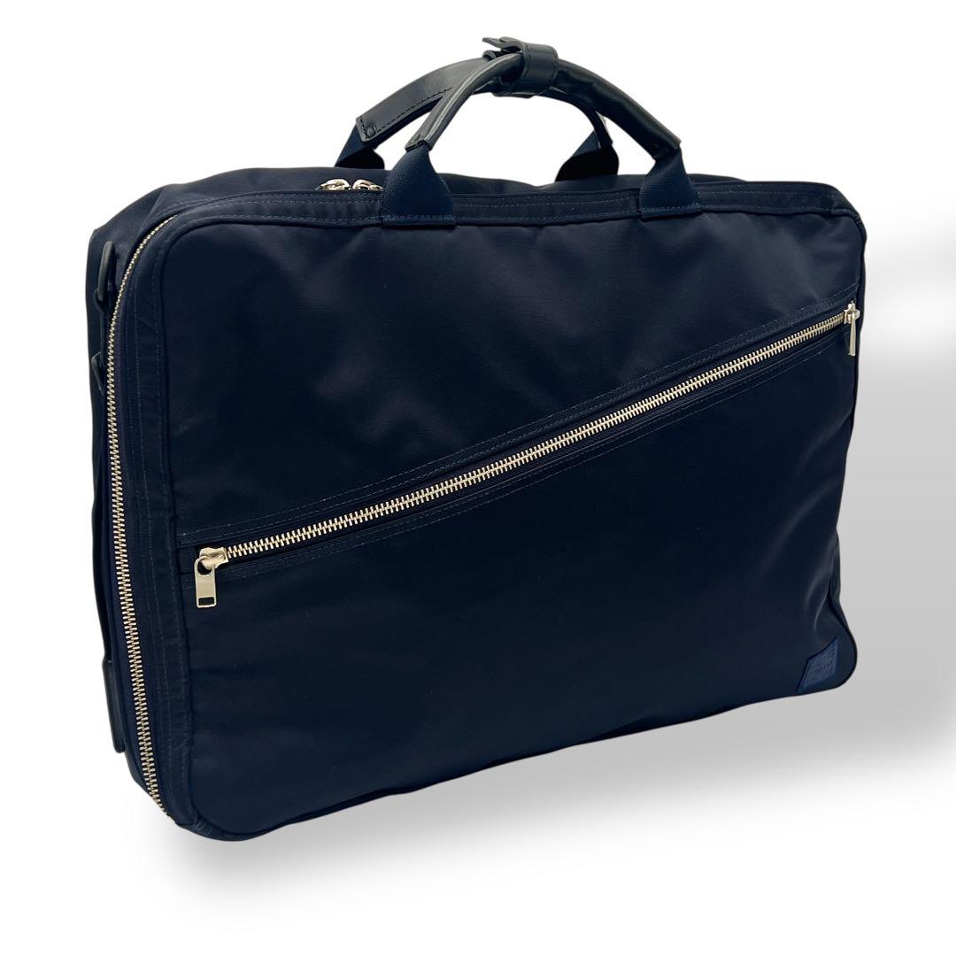 極美品 ポーター PORTER リュック リフト 3way ネイビー