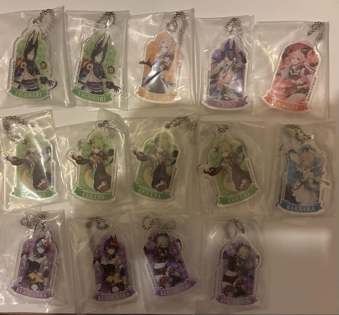 新品　バラ売り対応　Free! アクリルチャーム　セット バラ売り可》原神 アクリルチャーム05 14個セット - メルカリ