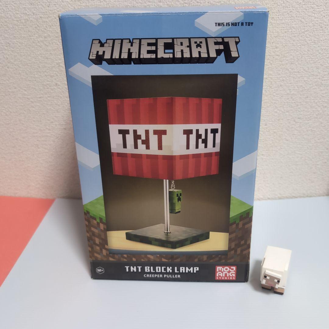 マインクラフトテーブルライト　クリーパー　TNT