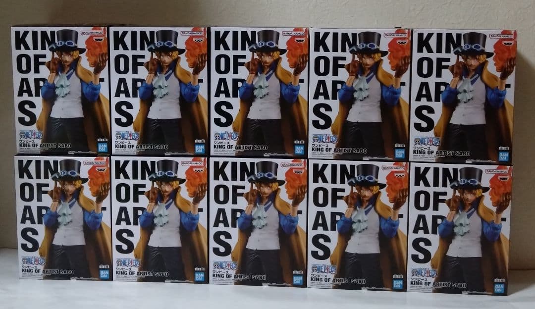 フィギュア　ワンピース　KING OF ARTIST SABO　サボ　10体