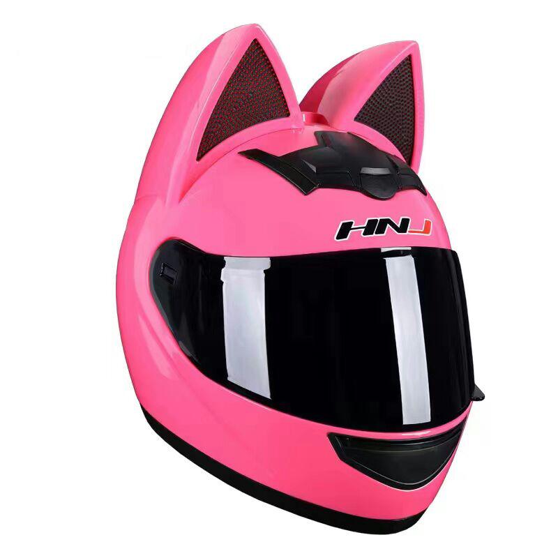 猫耳付きヘルメット フルフェイスヘルメット カワイイ、1 - メルカリ