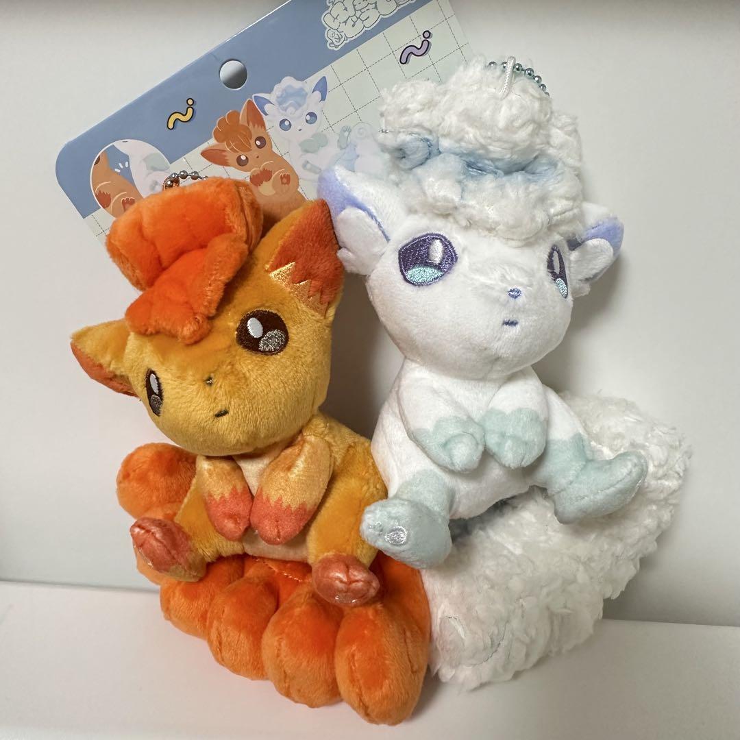 ポケモンセンター限定 マジパン ロコン ぬいぐるみ マスコット