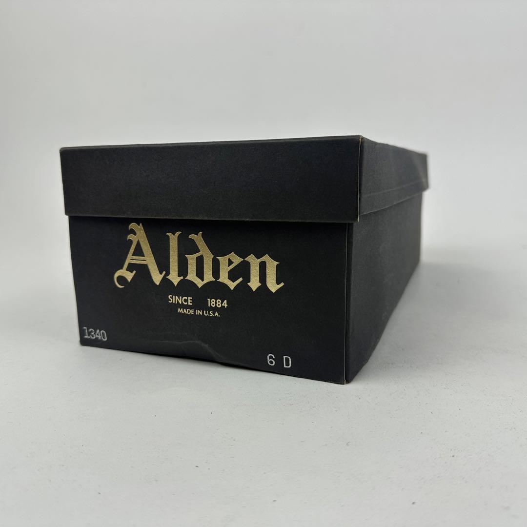 Alden 1340 チャッカブーツ 6D ブラック