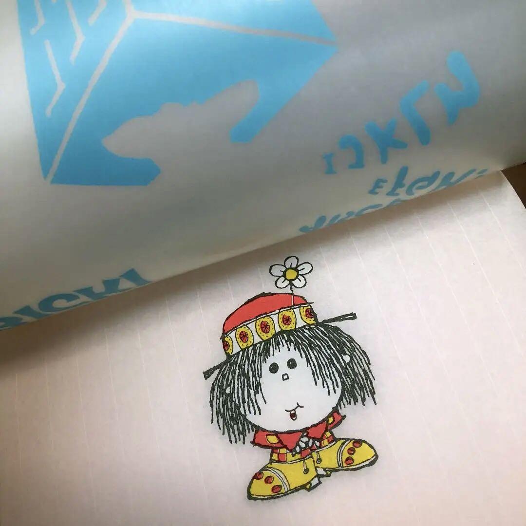 れおページ 昭和レトロ サンエックス BIGKI 便箋 4枚 トレーシングペーパー