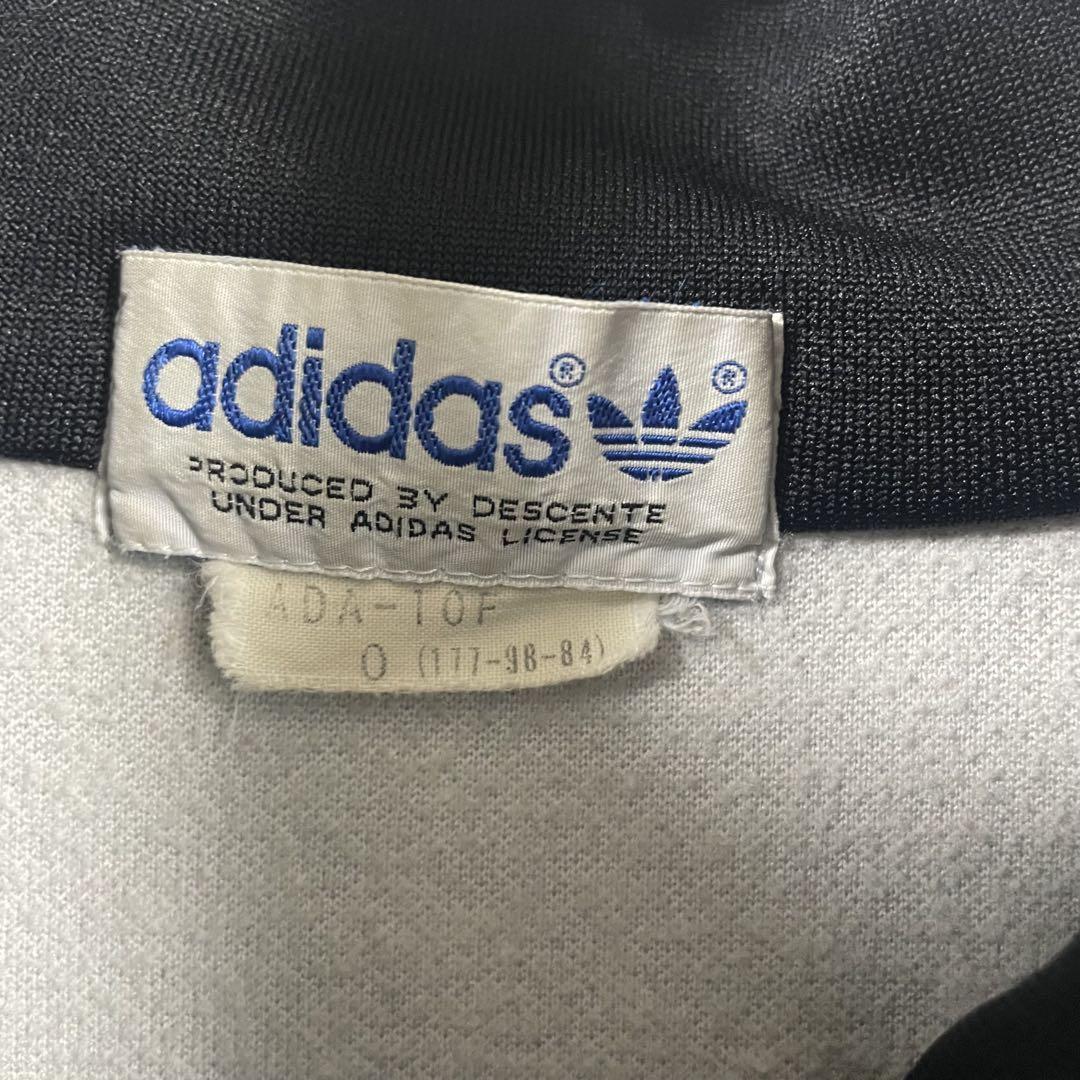 80s adidas ジャージ トラックジャケット デサント ビンテージ　LL