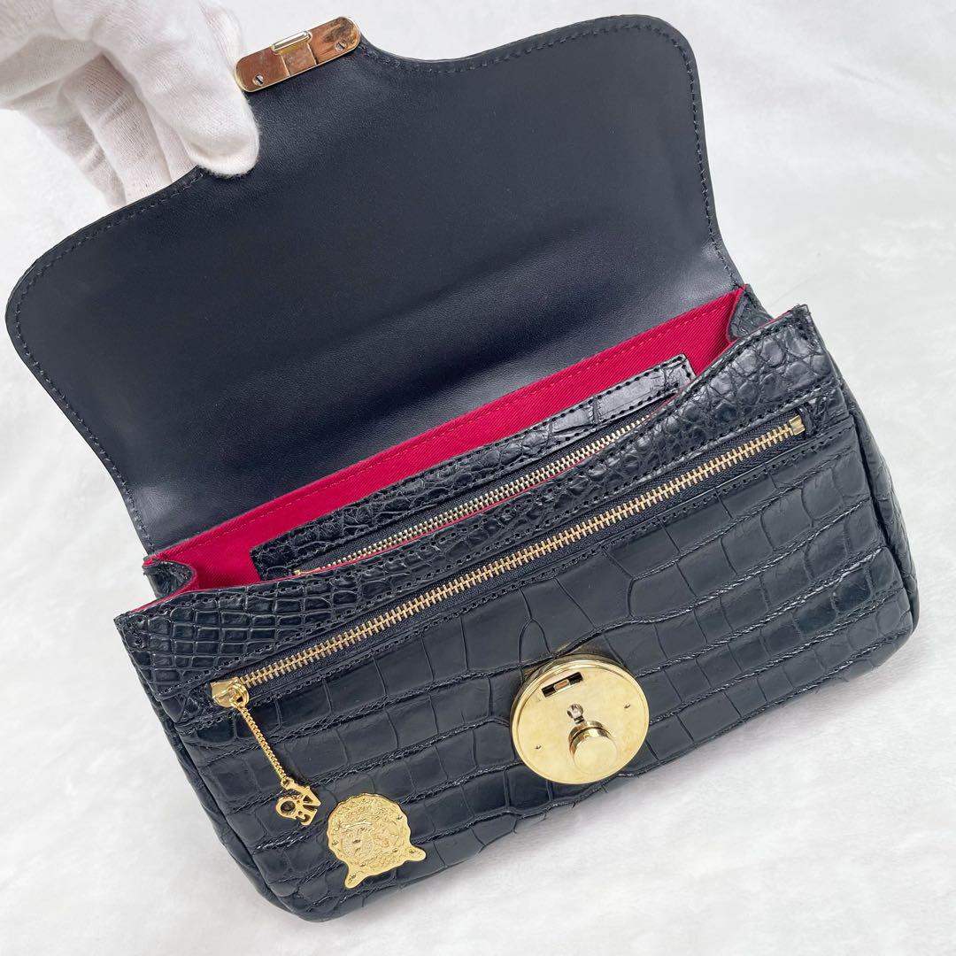 【Vintage MoN】A.D.M.J. 本物 リアルクロコダイル
