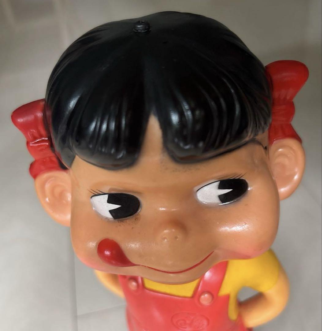 不二家 ペコちゃん 首振り人形 30cm 昭和レトロ 当時物 ミルキー